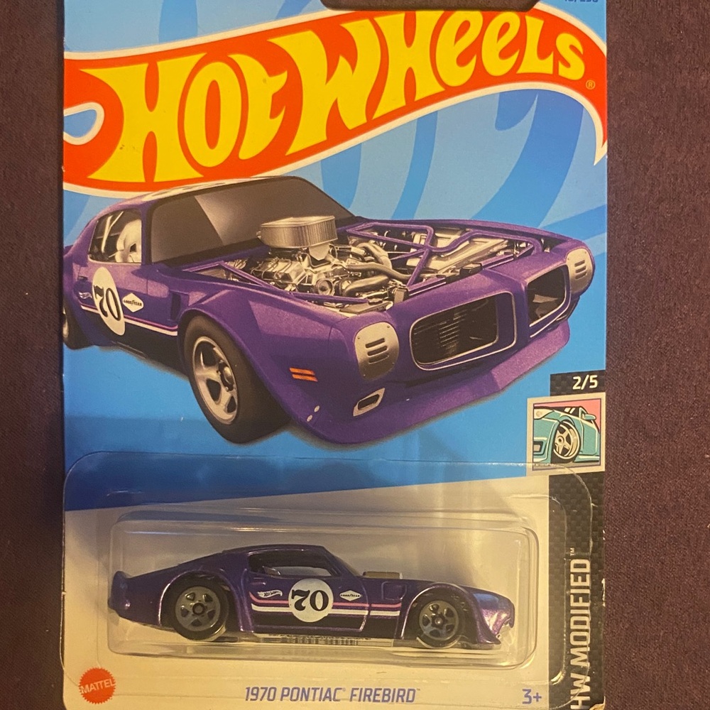 Hot Wheels 1970 Pontiac Firebird - Purple